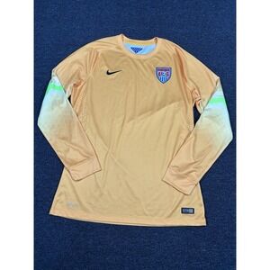 Team USA Nike Soccer Jersey Men XL Rare Goalie Long Sleeve World Cup Dri Fit